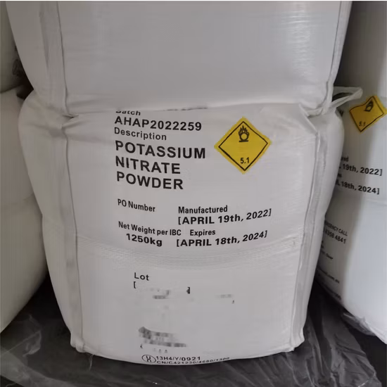 Fertilizante de potasio al 99,4% Nitrato de potasio 100% soluble en agua