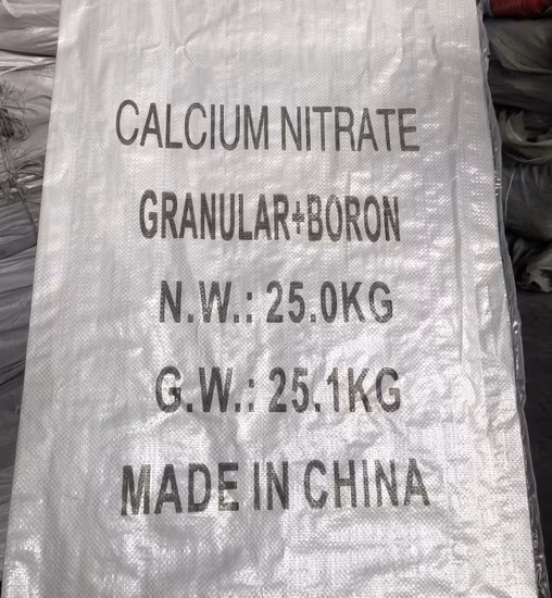 Fertilizante de alta calidad, nitrato de amonio y calcio, lata de boro (+B)