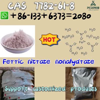 Venta caliente nitrato férrico nonahidrato 99% de pureza CAS 7782